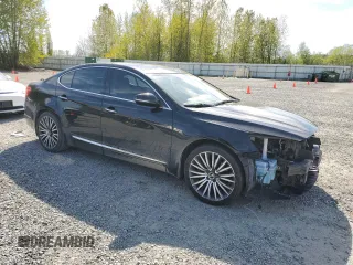 2014 Kia Cadenza Limited with VIN KNALN4D75E5130666, listed as a Copart auction lot 52460235 with 125,807 mi miles and Salvage Title. Bid and sale history available at carsss.com. Image 4.