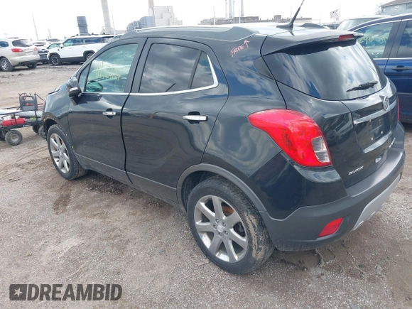 2014 Buick Encore Leather with VIN KL4CJCSB2EB751665, listed as a IAAI auction lot 41972107 with 94,177 mi miles and . Bid and sale history available at carsss.com. Image 3.