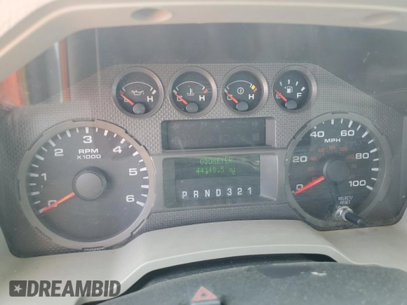 2008 Ford F-350 XL with VIN 1FTWW30Y38EE05185, listed as a Copart auction lot 65354385 with 44,148 mi miles and Salvage title. Bid and sale history available at DreamBid. Image 9.