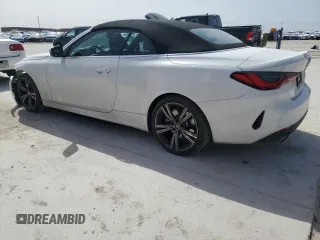 2021 BMW 4 Series 430i with VIN WBA23AT08MCG90733, listed as a Copart auction lot 47617915 with 18,904 mi miles and Salvage title. Bid and sale history available at DreamBid. Image 2.