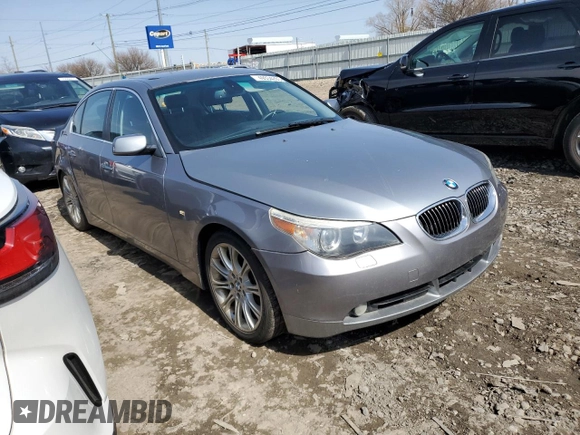 2007 BMW 5 Series 530xi with VIN WBANF73537CU25979, listed as a Copart auction lot 49534285 with 232,091 mi miles and Clean Title. Bid and sale history available at carsss.com. Image 4.