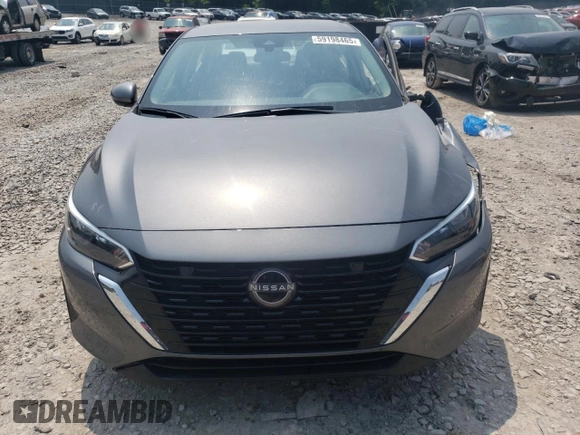 2025 Nissan Sentra S with VIN 3N1AB8BV8SY232217, listed as a Copart auction lot 59198465 with 1,859 mi miles and Salvage title. Bid and sale history available at DreamBid. Image 5.
