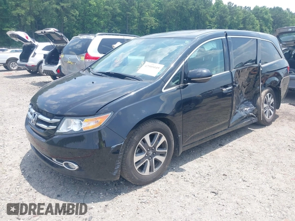 2015 Honda Odyssey Touring Elite with VIN 5FNRL5H90FB003506, listed as a IAAI auction lot 42585049 with 120,543 mi miles and . Bid and sale history available at DreamBid. Image 17.