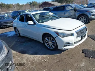 2017 Infiniti Q50 3.0t Premium with VIN JN1EV7AR8HM838443, listed as a IAAI auction lot 41440763 with 93,104 mi miles. Bid and sale history available at carsss.com. Image 1.