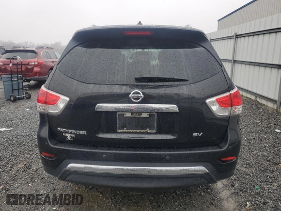 2016 Nissan Pathfinder SV with VIN 5N1AR2MNXGC617017, listed as a Copart auction lot 44770425 with 213,751 mi miles and Salvage Title. Bid and sale history available at carsss.com. Image 6.