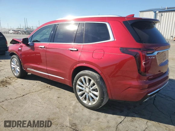 2020 Cadillac XT6 FWD Premium Luxury with VIN 1GYKPERSXLZ103765, listed as a Copart auction lot 73532524 with 44,084 mi miles and Salvage Title. Bid and sale history available at carsss.com. Image 2.