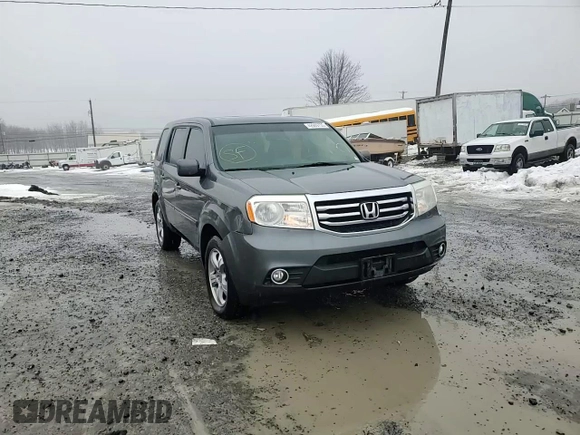 2012 Honda Pilot EX-L with VIN 5FNYF4H72CB063889, listed as a Copart auction lot 42989735 with 165,264 mi miles and Salvage title. Bid and sale history available at DreamBid. Image 14.
