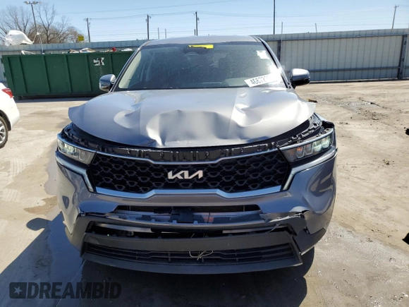 2022 Kia Sorento LX with VIN 5XYRG4LCXNG076326, listed as a Copart auction lot 48672995 with 51,080 mi miles and Clean Title. Bid and sale history available at carsss.com. Image 5.
