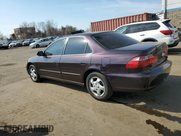 1998 Honda Accord EX z VIN 1HGCG6670WA227791, wystawiony jako Copart lot #49052565 z przebiegiem 159 332 mil mil oraz Szkoda całkowita • Salvage title. Historia ofert i sprzedaży dostępna na DreamBid. Obrazek 2.