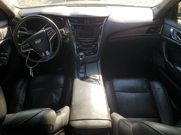 2017 Cadillac CTS Sedan Luxury RWD with VIN 1G6AR5SX8H0128521, listed as a Copart auction lot 48345805 with 107,281 mi miles and Salvage Title. Bid and sale history available at carsss.com. Image 8.