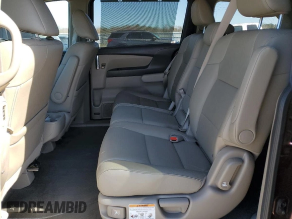 2017 Honda Odyssey EX-L with VIN 5FNRL5H66HB006354, listed as a Copart auction lot 49682455 with 250,935 mi miles and Salvage Title. Bid and sale history available at DreamBid. Image 12.