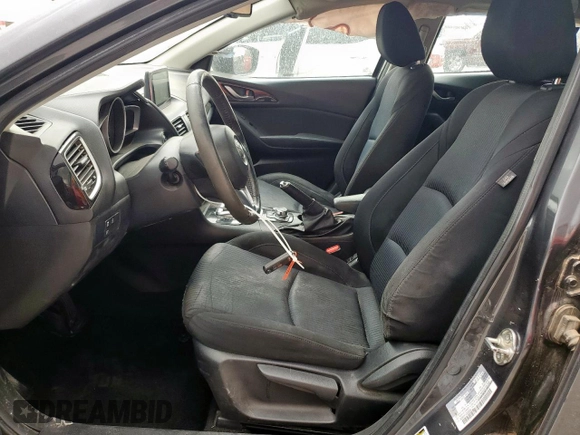 2016 Mazda 3 i Touring with VIN 3MZBM1M71GM329594, listed as a Copart auction lot 62305645 with 92,690 mi miles and Salvage title. Bid and sale history available at DreamBid. Image 7.
