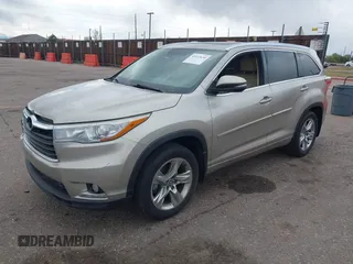 2016 Toyota Highlander Limited with VIN 5TDDKRFH1GS303129, listed as a IAAI auction lot 42112630 with 144,049 mi miles and . Bid and sale history available at DreamBid. Image 2.