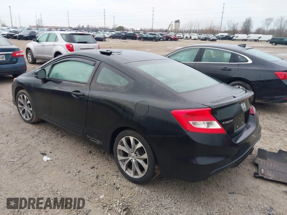 2012 Honda Civic Cpe Si with VIN 2HGFG4A51CH703857, listed as a IAAI auction lot 41484989 with 123,814 mi miles. Bid and sale history available at carsss.com. Image 3.