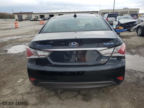 2014 Hyundai Sonata Hybrid with VIN KMHEC4A45EA106673, listed as a Copart auction lot 79225234 with 95,249 mi miles and Salvage Title. Bid and sale history available at carsss.com. Image 6.