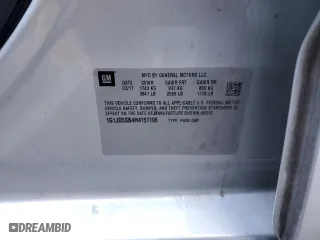 2017 Chevrolet Sonic LT with VIN 1G1JD5SB4H4151196, listed as a Copart auction lot 46190885 with 134,182 mi miles and Salvage Title. Bid and sale history available at carsss.com. Image 12.
