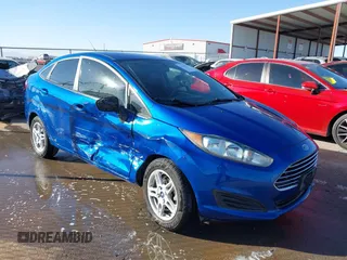 2018 Ford Fiesta SE with VIN 3FADP4BJ2JM124737, listed as a IAAI auction lot 41355279 with 95,470 mi miles. Bid and sale history available at carsss.com. Image 1.