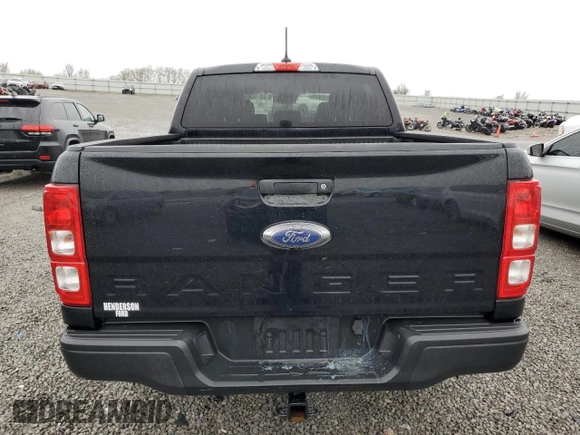2021 Ford Ranger XL with VIN 1FTER4FH2MLD30422, listed as a Copart auction lot 50845665 with 22,480 mi miles and Salvage title. Bid and sale history available at DreamBid. Image 6.