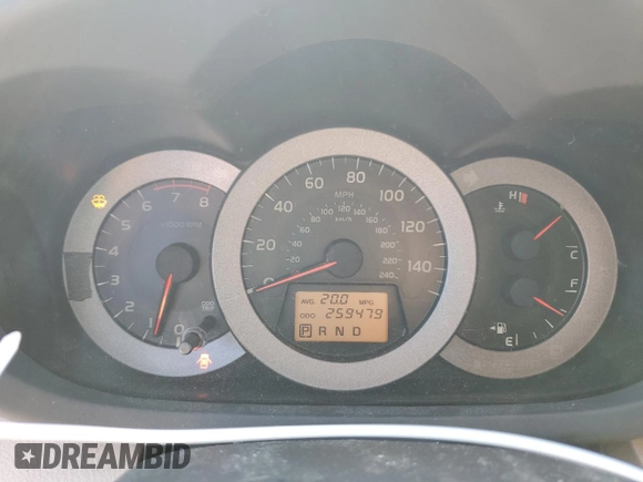 2010 Toyota RAV4 Limited with VIN JTMDK4DV7AD013928, listed as a Copart auction lot 63198165 with 259,479 mi miles and Salvage title. Bid and sale history available at DreamBid. Image 9.