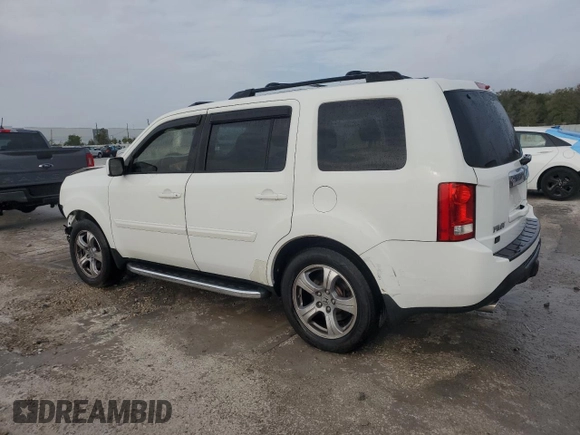 2012 Honda Pilot EX-L with VIN 5FNYF3H53CB033826, listed as a Copart auction lot 47362605 with 111,710 mi miles and Salvage Title. Bid and sale history available at DreamBid. Image 2.