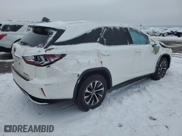 2021 Lexus RX with VIN JTJHZKFA6M2034049, listed as a Copart auction lot 44981475 with 56,053 mi miles and Salvage Title. Bid and sale history available at carsss.com. Image 3.