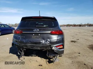 2020 Hyundai Santa Fe SE with VIN 5NMS2CAD3LH300481, listed as a Copart auction lot 66738032 with 18,956 mi miles. Bid and sale history available at carsss.com. Image 9.