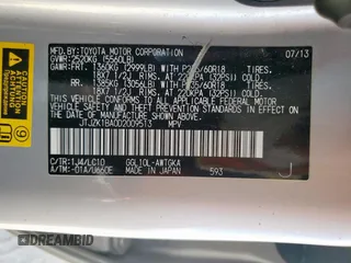 2013 Lexus RX 350 with VIN JTJZK1BA0D2009513, listed as a Copart auction lot 61829645 with 166,001 mi miles and Salvage title. Bid and sale history available at DreamBid. Image 13.