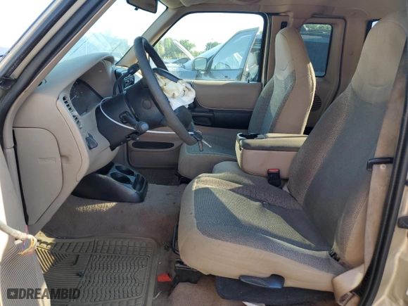 2002 Ford Ranger XL Fleet with VIN 1FTYR44U12TA42322, listed as a Copart auction lot 53528755 with 153,433 mi miles and Salvage Title. Bid and sale history available at carsss.com. Image 7.