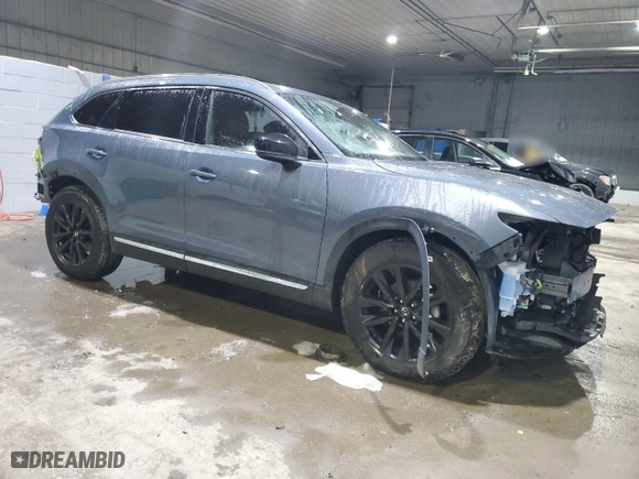 2021 Mazda CX-9 Grand Touring with VIN JM3TCBDY5M0511331, listed as a Copart auction lot 46904625 with 44,405 mi miles and Salvage Title. Bid and sale history available at carsss.com. Image 4.