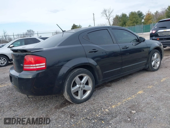 2008 Dodge Avenger R/T with VIN 1B3LC76M18N565266, listed as a IAAI auction lot 41702935 with 124,487 mi miles and . Bid and sale history available at DreamBid. Image 4.