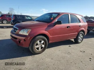 2006 Kia Sorento LX with VIN KNDJD733565554332, listed as a Copart auction lot 87100544 with 212,084 mi miles and Non Repairable. Bid and sale history available at carsss.com. Image 1.
