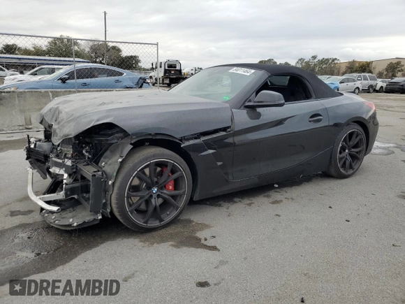 2024 BMW Z4 sDrive30i with VIN WBAHF3C00RWY36641, listed as a Copart auction lot 84011464 with 0 mi miles and Salvage Title. Bid and sale history available at carsss.com. Image 1.