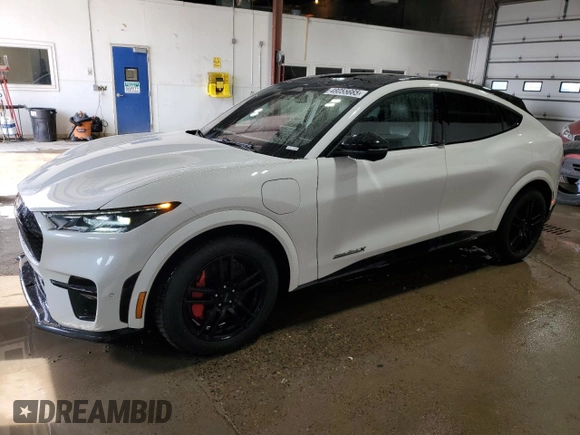 2021 Ford Mustang Mach-E GT with VIN 3FMTK4SE4MME00245, listed as a Copart auction lot 48055665 with 98,078 mi miles and Salvage Title. Bid and sale history available at DreamBid. Image 1.