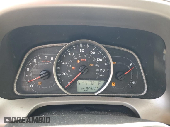 2013 Toyota RAV4 LE with VIN 2T3BFREV3DW047640, listed as a Copart auction lot 54595895 with 184,084 mi miles and Salvage title. Bid and sale history available at DreamBid. Image 9.
