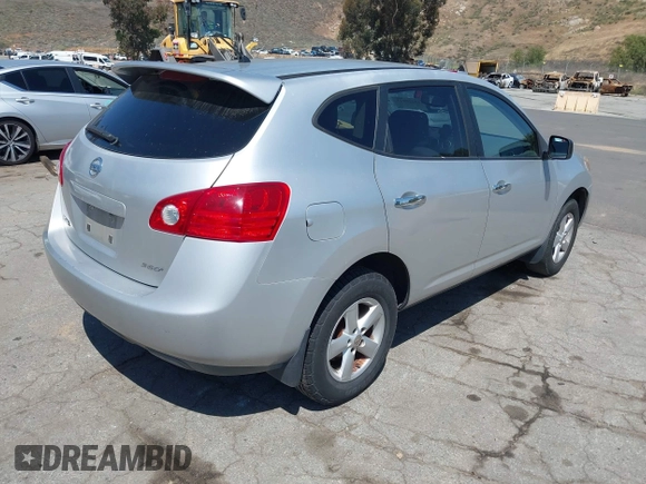 2010 Nissan Rogue S with VIN JN8AS5MT5AW024183, listed as a IAAI auction lot 42228923 with 189,555 mi miles and . Bid and sale history available at DreamBid. Image 4.