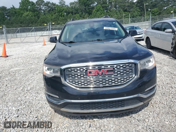 2017 GMC Acadia Denali with VIN 1GKKNPLS9HZ280478, listed as a Copart auction lot 59927225 with 78,210 mi miles and Salvage title. Bid and sale history available at DreamBid. Image 5.