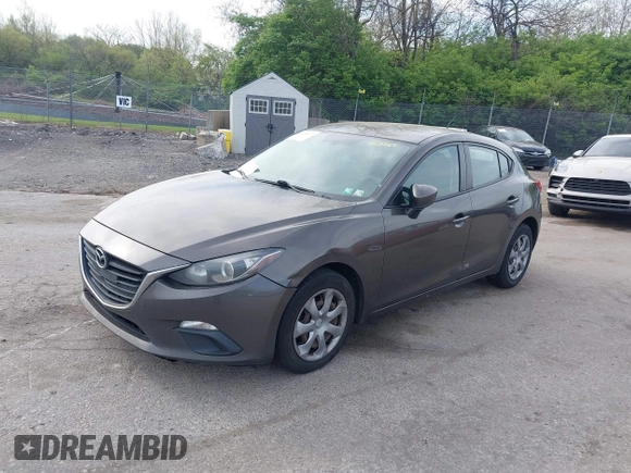 2014 Mazda 3 i Sport with VIN JM1BM1K7XE1213729, listed as a IAAI auction lot 42098411 with 378,589 mi miles. Bid and sale history available at carsss.com. Image 17.