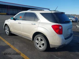 2015 Chevrolet Equinox LTZ with VIN 1GNALDEK7FZ109807, listed as a IAAI auction lot 41675883 with 157,213 mi miles. Bid and sale history available at carsss.com. Image 3.