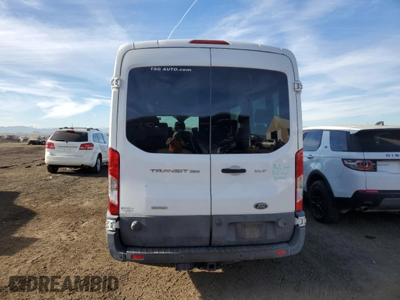 2016 Ford Transit XL with VIN 1FBAX2CG2GKA32214, listed as a Copart auction lot 83233634 with 95,716 mi miles and Salvage title. Bid and sale history available at DreamBid. Image 6.