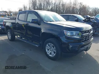 2021 Chevrolet Colorado 2WD LT with VIN 1GCGSCEN1M1111865, listed as a IAAI auction lot 41650905 with 58,389 mi miles and . Bid and sale history available at DreamBid. Image 1.