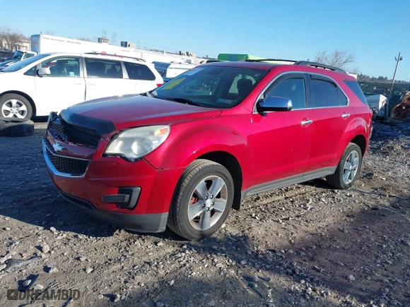 2014 Chevrolet Equinox LT with VIN 2GNFLFEK9E6107987, listed as a IAAI auction lot 41875153 with 74,649 mi miles. Bid and sale history available at carsss.com. Image 2.