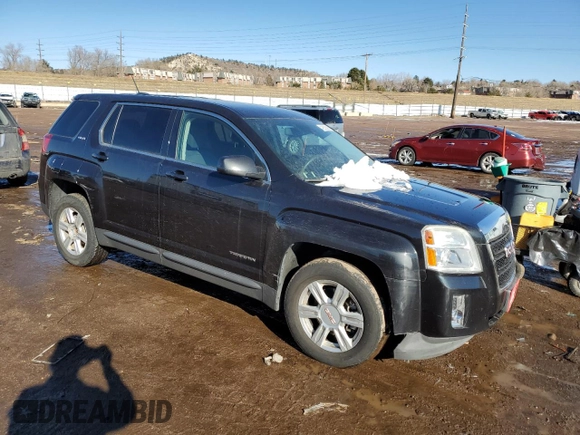 2015 GMC Terrain SLE with VIN 2GKFLVEK6F6349581, listed as a Copart auction lot 42833585 with 136,424 mi miles and Clean Title. Bid and sale history available at DreamBid. Image 4.