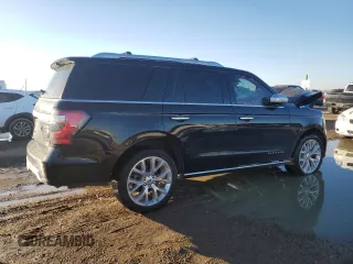 2018 Ford Expedition Platinum with VIN 1FMJU1MT5JEA67244, listed as a Copart auction lot 88587445 with 71,520 mi miles and Salvage Title. Bid and sale history available at carsss.com. Image 3.