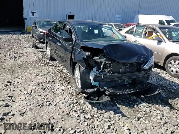 2019 Nissan Sentra S with VIN 3N1AB7AP0KY455414, listed as a Copart auction lot 55027795 with 64,714 mi miles and Salvage Title. Bid and sale history available at DreamBid. Image 13.