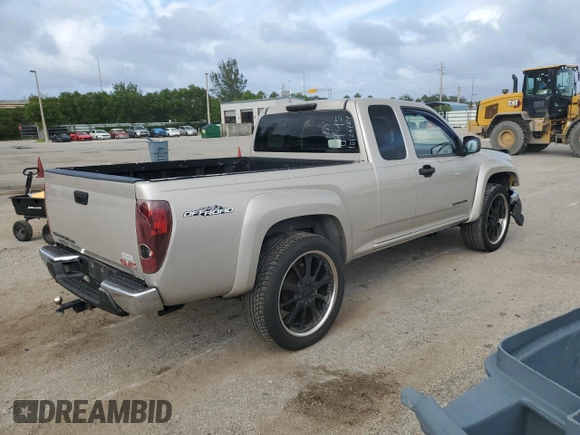 2005 GMC Canyon SLE Z71 with VIN 1GTDS196958208945, listed as a Copart auction lot 78331584 with 163,341 mi miles and Salvage Title. Bid and sale history available at carsss.com. Image 3.