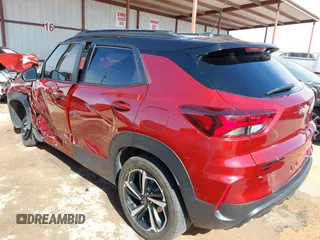 2023 Chevrolet TrailBlazer RS with VIN KL79MUSL4PB168116, listed as a IAAI auction lot 41889397 with 10,800 mi miles and . Bid and sale history available at DreamBid. Image 15.
