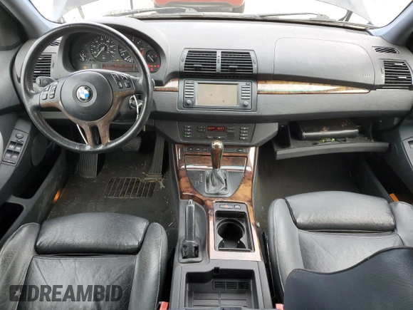 2002 BMW X5 3.0i with VIN 5UXFA53582LP34851, listed as a Copart auction lot 75721014 with 0 mi miles and Clean Title. Bid and sale history available at carsss.com. Image 8.