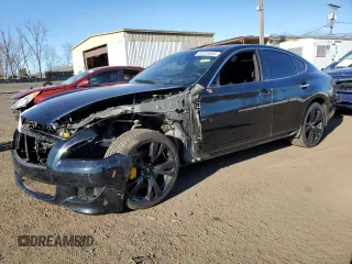 2013 Infiniti M37 with VIN JN1BY1AR7DM603548, listed as a Copart auction lot 48123095 with 169,618 mi miles and Salvage Title. Bid and sale history available at carsss.com. Image 1.