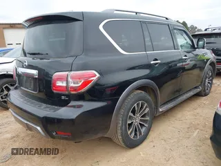 2020 Nissan Armada SL with VIN JN8AY2NCXL9616093, listed as a IAAI auction lot 41520384 with 72,369 mi miles. Bid and sale history available at carsss.com. Image 4.