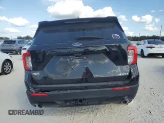 2022 Ford Explorer ST-Line with VIN 1FMSK8KH8NGB77555, listed as a Copart auction lot 77342154 with 13,365 mi miles and Salvage Title. Bid and sale history available at carsss.com. Image 6.